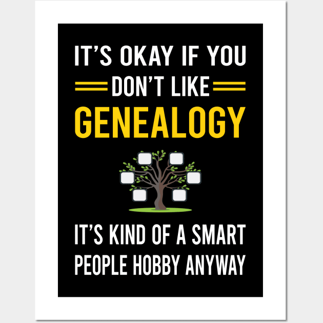 Smart People Hobby Genealogy Genealogist Wall Art by Bourguignon Aror